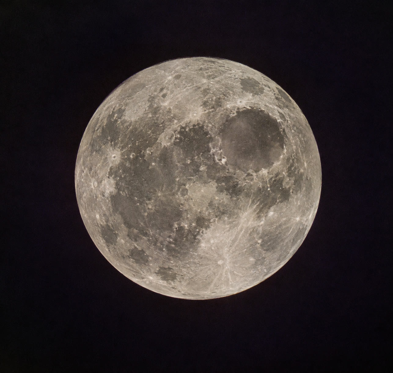 Recovered lunar photograph with an unsettling eye-like formation in its surface